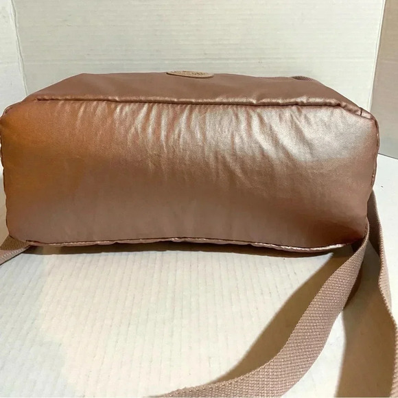 Kipling pink nylon satchel handbag - Picture 5 of 11